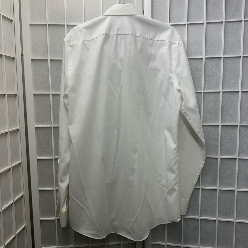 Stafford Performance Pinpoint White Button Down Shirt 15 34-35 EUC - Picture 5 of 7